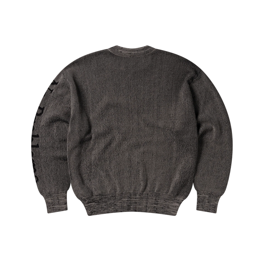 No Problemo - No Problemo - Glitch Knit Crew Neck - Black