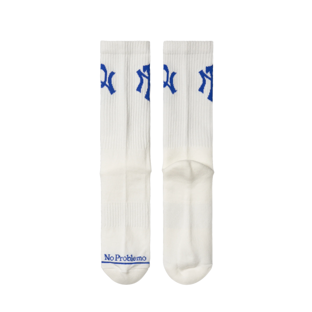 No Problemo - No Problemo - NYP Socks - White/ Blue