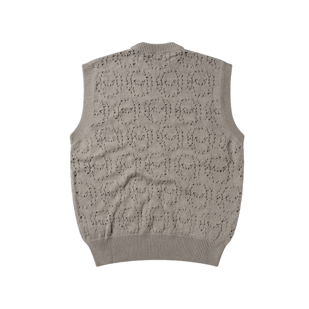 No Problemo - No Problemo - Alien-O Lace Cotton Vest - Grey