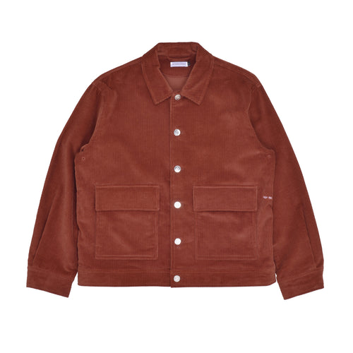 Pop Trading Co - Pop Full Button Jacket - Fired Brick