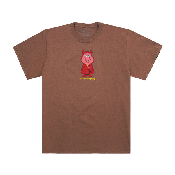 felt - Felt - Lil Devil Tee - Olive / Brown