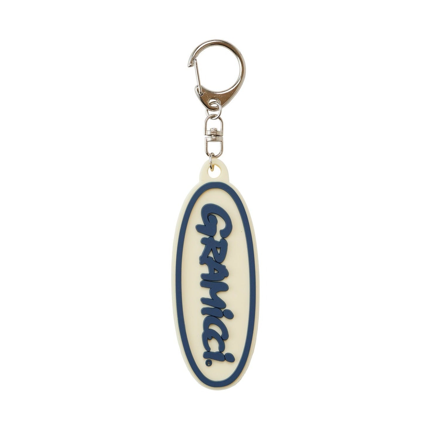 GRAMICCI - GRAMICCI - OVAL KEYRING - OFF WHITE