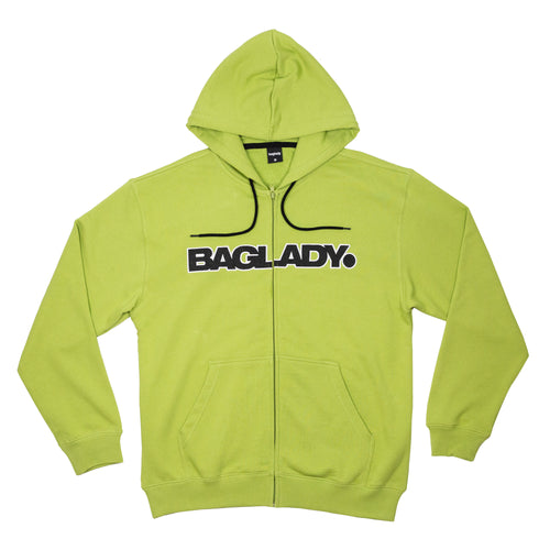 BagLady - Full Zipp Hoodie - Timid Green