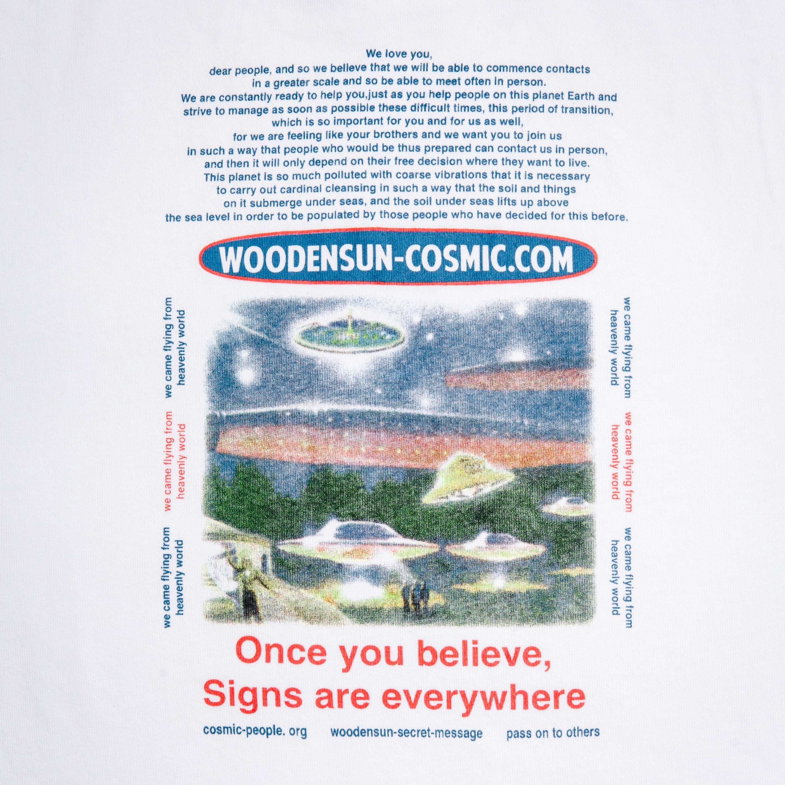 Woodensun - Woodensun - Once You Believe Tee - White