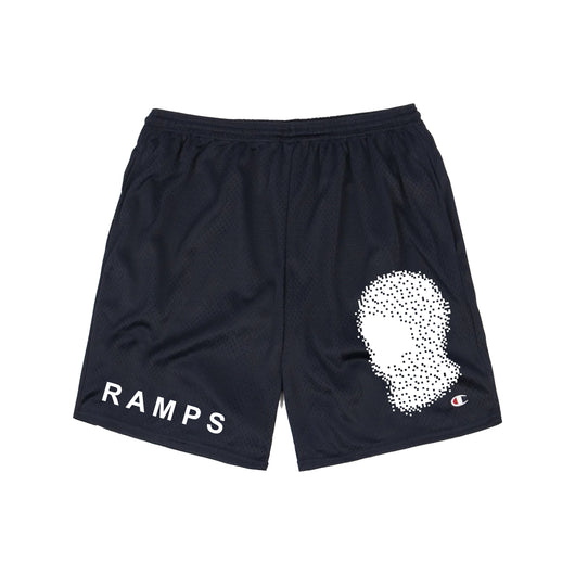 Ramps - Knees Out Mesh Shorts - Black