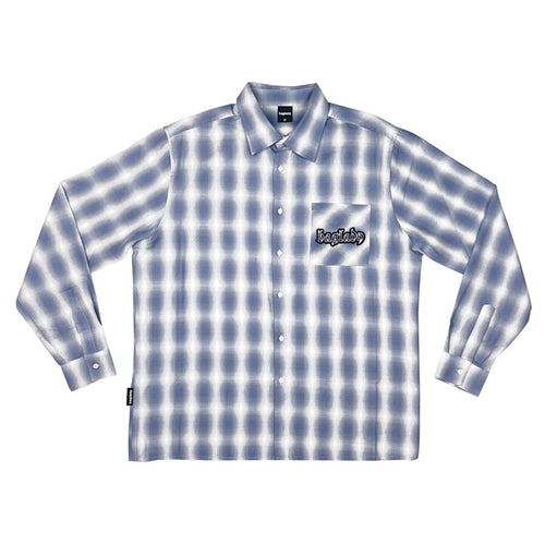 BagLady - Plaid Hardcore Shirt - Slate Blue