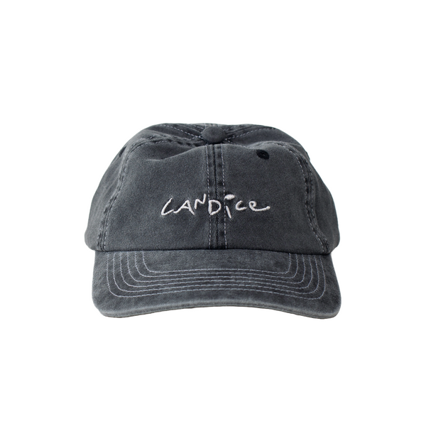 Candice - Candice - Logo Cap - Washed Black