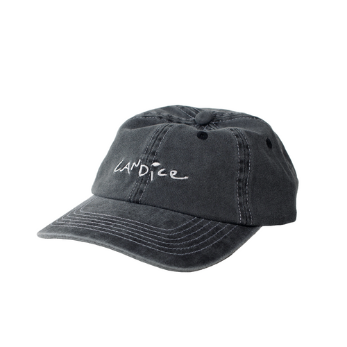 Candice - Logo Cap - Washed Black