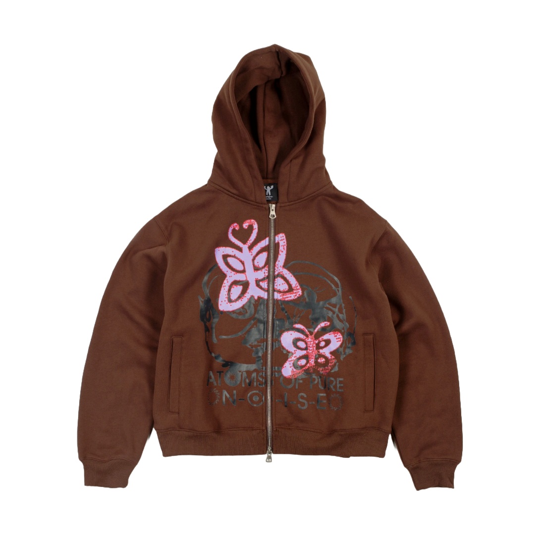 Candice - Candice - Pure Noise Zip Hood - Brown