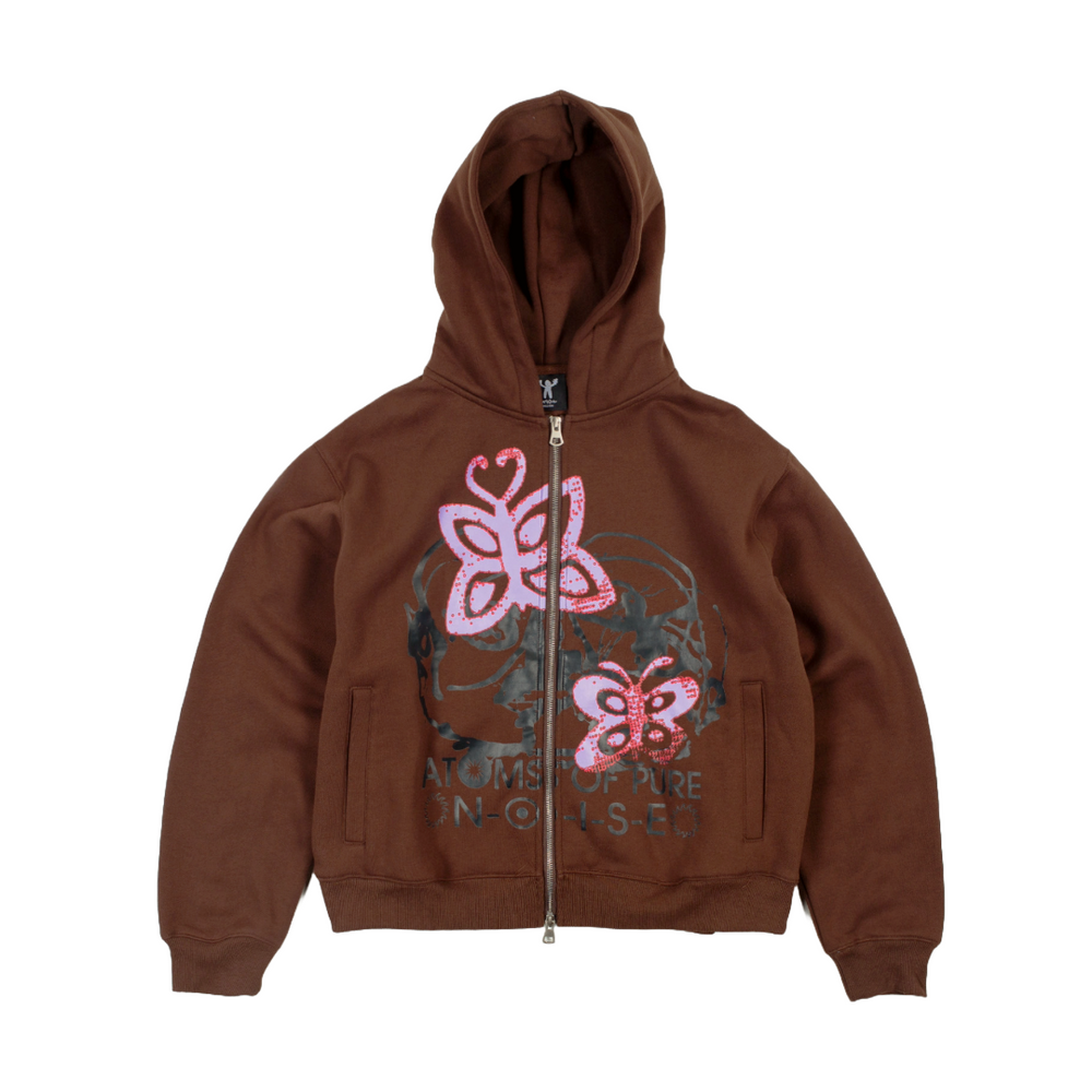 Candice - Candice - Pure Noise Zip Hood - Brown