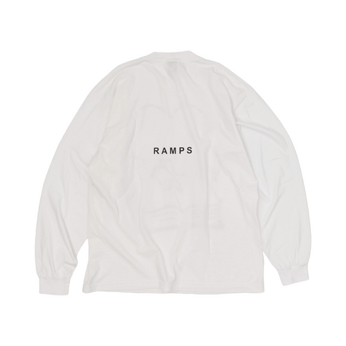 Ramps - Cloak Long Sleeve Tee - White