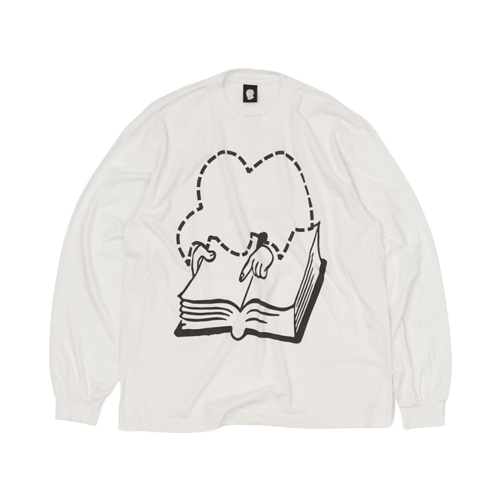 Ramps - Ramps - Knowledge Long Sleeve Tee - White