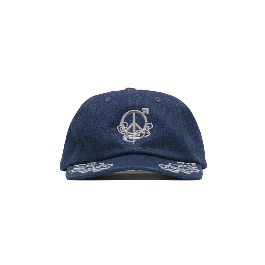 sex hippies - Sex Hippies - Cloud Embroidered Cap - Denim