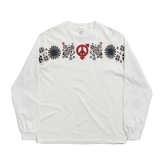 Sex Hippies - Primate Long Sleeve - White