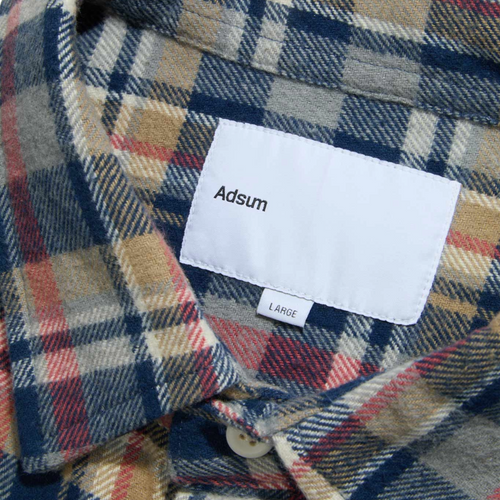 Adsum - Classic Plaid Workshirt - Green Check