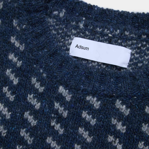 Adsum - Adsum - Logo Knit Crewneck - Blue