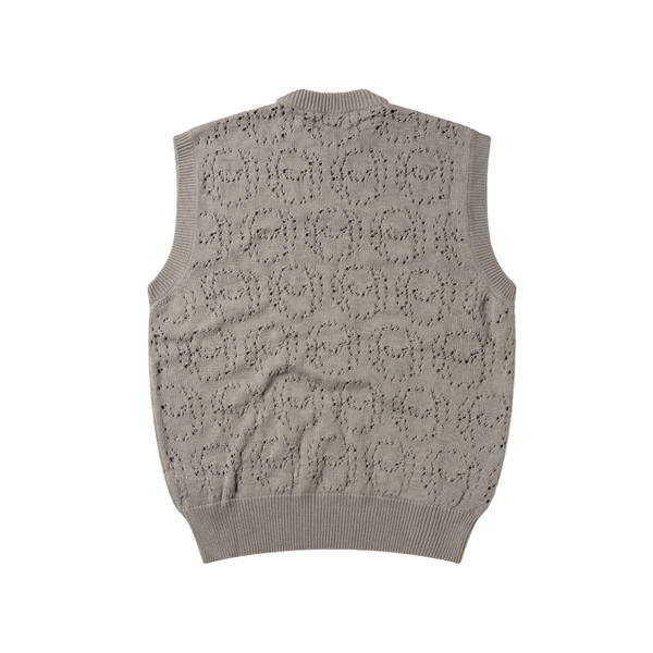 No Problemo - No Problemo - Alien-O Lace Cotton Vest - Grey