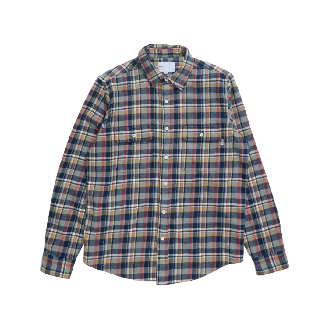 Adsum - Adsum - Classic Plaid Workshirt - Green Check