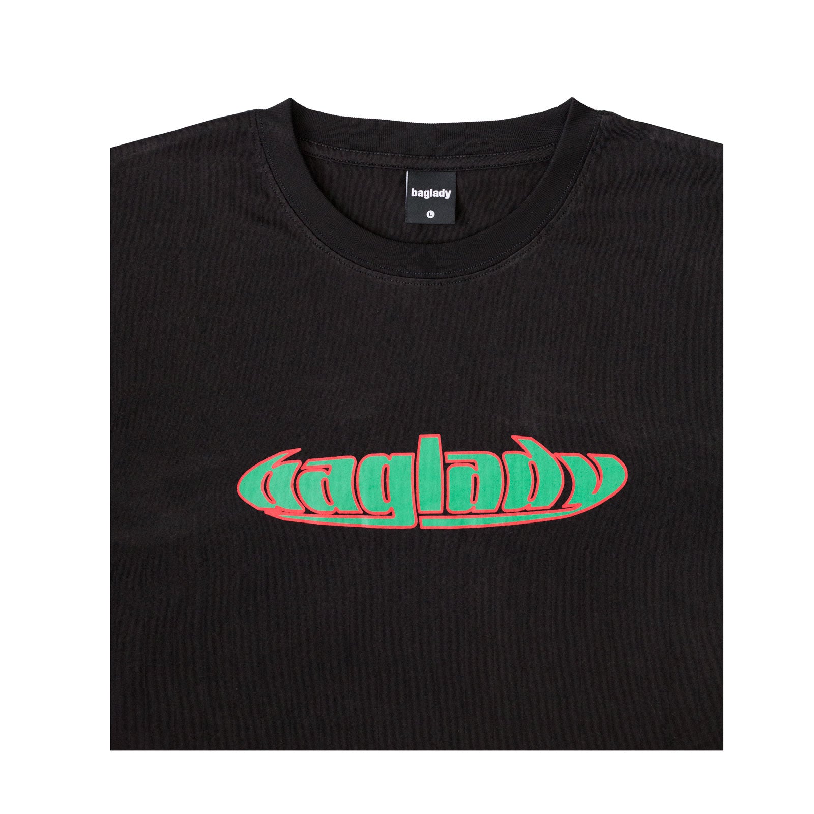 BagLady - BagLady - Warp Logo Tee - Black