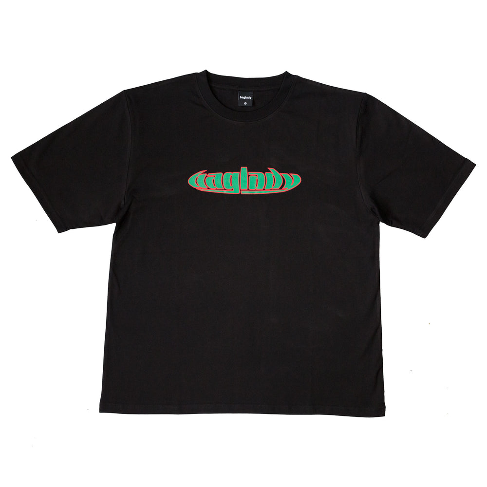 BagLady - BagLady - Warp Logo Tee - Black