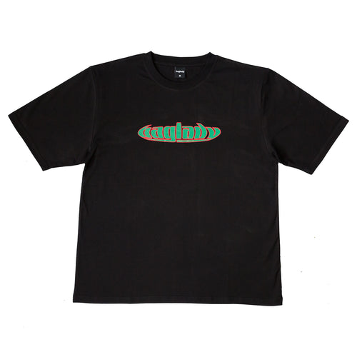 BagLady - Warp Logo Tee - Black