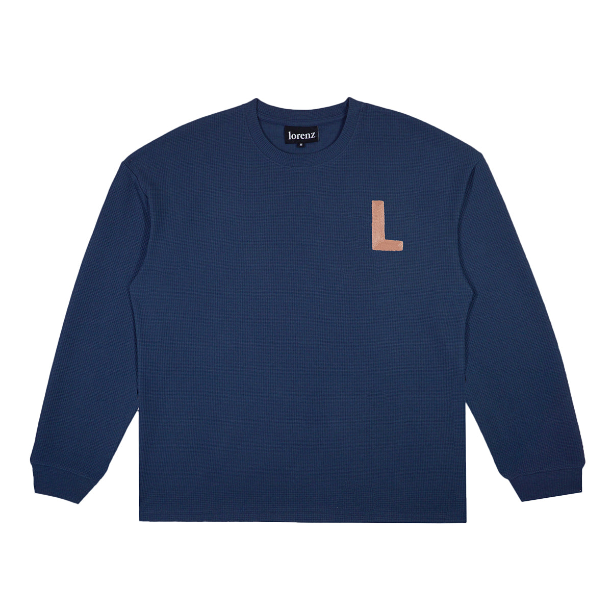 Lorenz - Lorenz - Waffle Knit Long Sleeve - Blue