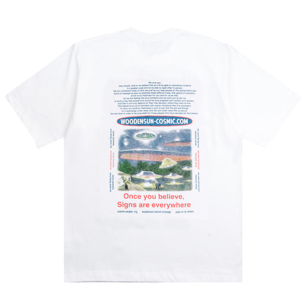 Woodensun - Woodensun - Once You Believe Tee - White