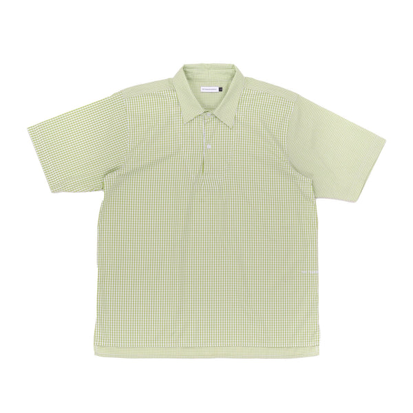 Pop Trading Company - Pop Trading Co - Italo Gingham Short Sleeve Shirt - Jade Lime