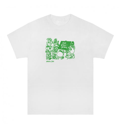 Tomorrow x Eat Your Greens - Classroom T-Shirt - White