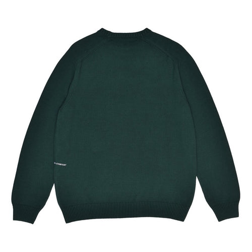 Pop Trading Co - Arch Knitted Crewneck - Bistro Green