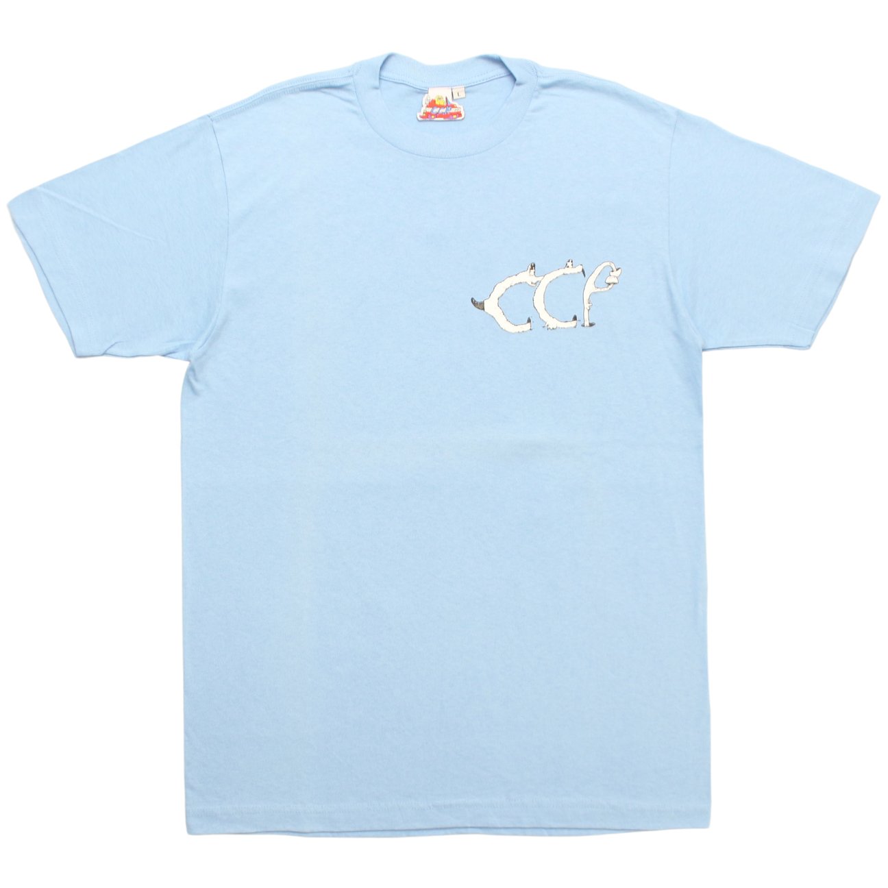 c.c.p - C.C.P. x Mudwig’s Twisted Flower & The Worm Family T-Shirt-  Baby Blue