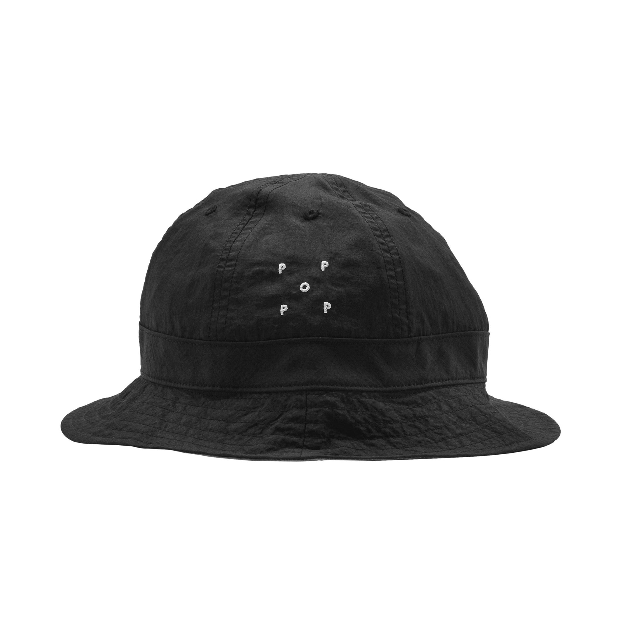 Pop Trading Company - Trading Company - Reversible Bell Hat - Black / Silver