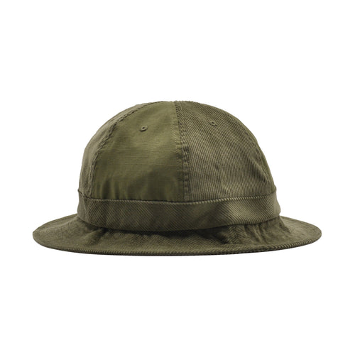 Pop Trading Company - Ripstop / Cord Bell Hat - Olivine