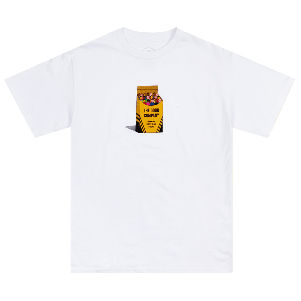 The Good Company - The Good Co - Colours Tee - White