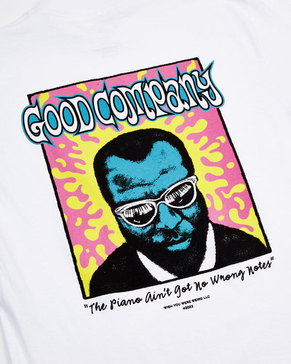 The Good Company - The Good Co - No Wrong Notes Tee - White