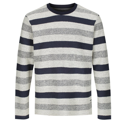 All Day - Waves Long Sleeve Heavy Knit Tee - Navy