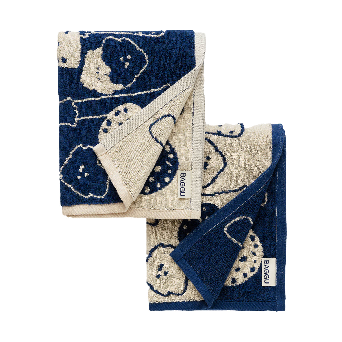 Baggu - Baggu - Hand Towels Set of Two - Mushroom