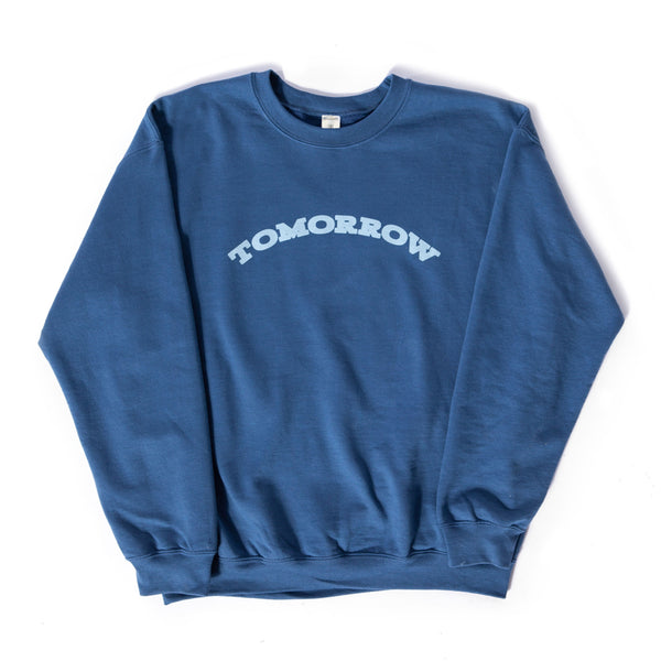 Tomorrow - Tomorrow - Logo Sweatshirt - Slate & Crystal Glaze