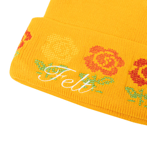 Felt - Heaven Knit Beanie - Yellow