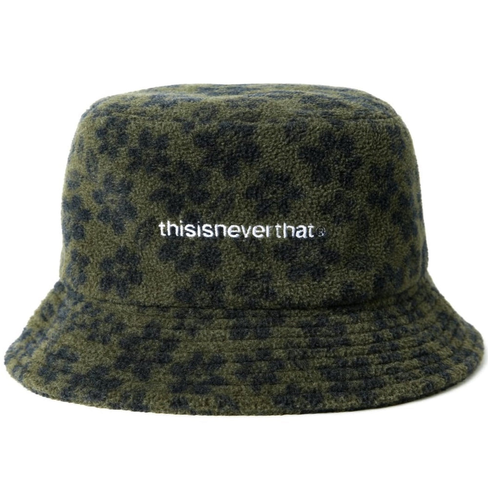 thisisneverthat - thisisneverthat - Floral Fleece Bucket Hat - Olive