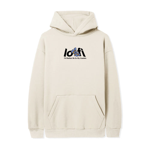 Lo-Fi - Garden Logo Hooded Sweater - Cream