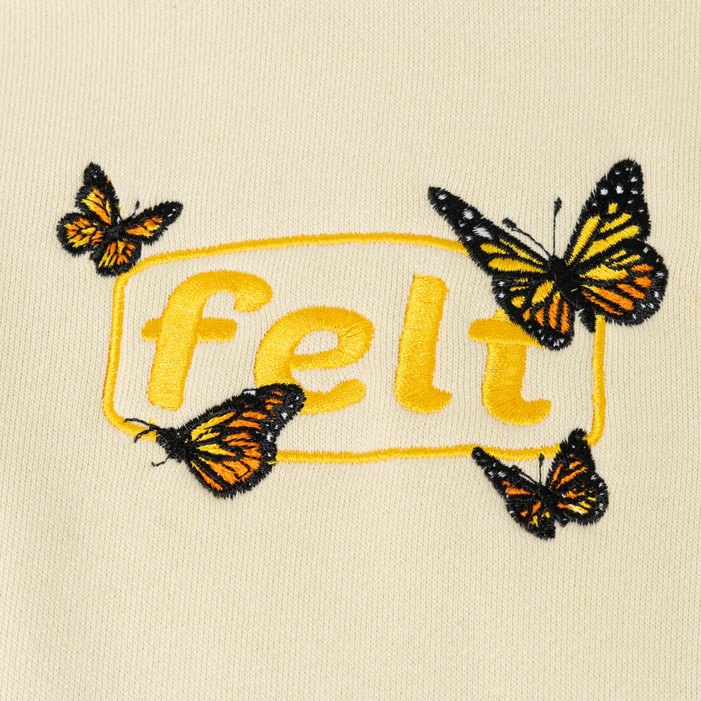 felt - Felt - Butterfly Hoodie - Oatmeal