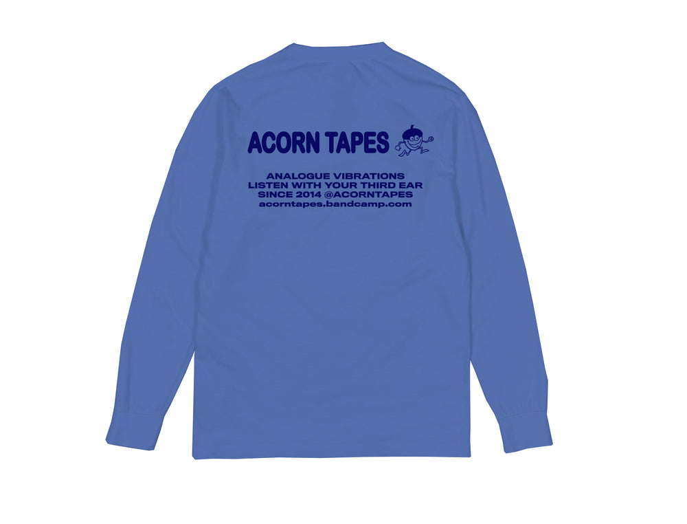 Acorn Tapes - Acorn Tapes - Running Man Long Sleeve T Shirt - Blue