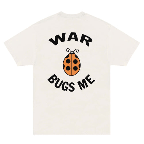 War Bugs Me - Logo Tee - Off White