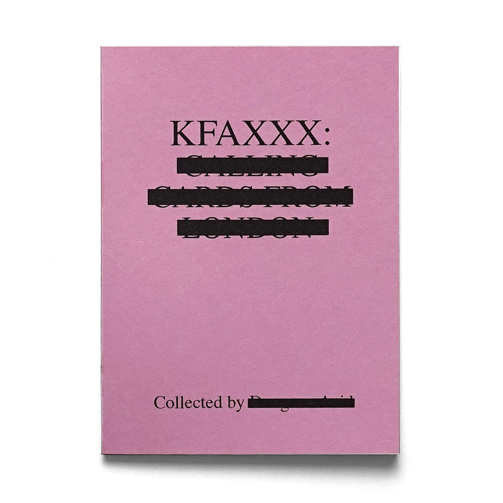 klasse wrecks - Klasse Wrecks - KFAXXX Calling Cards From London