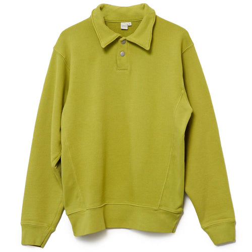 Paa - Long Sleeve Polo Sweatshirt 2 - Golden Lime