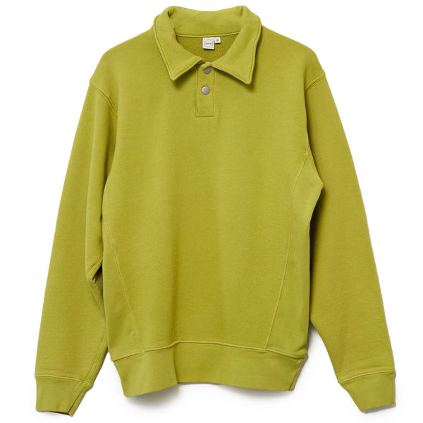 Paa - Paa - Long Sleeve Polo Sweatshirt 2 - Golden Lime