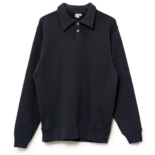 Paa - Long Sleeve Polo Sweatshirt 2 - Off Black