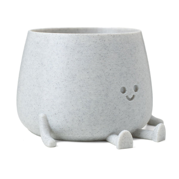 Ingadi - Ingadi - Happy Pot Medium Planter - Marble