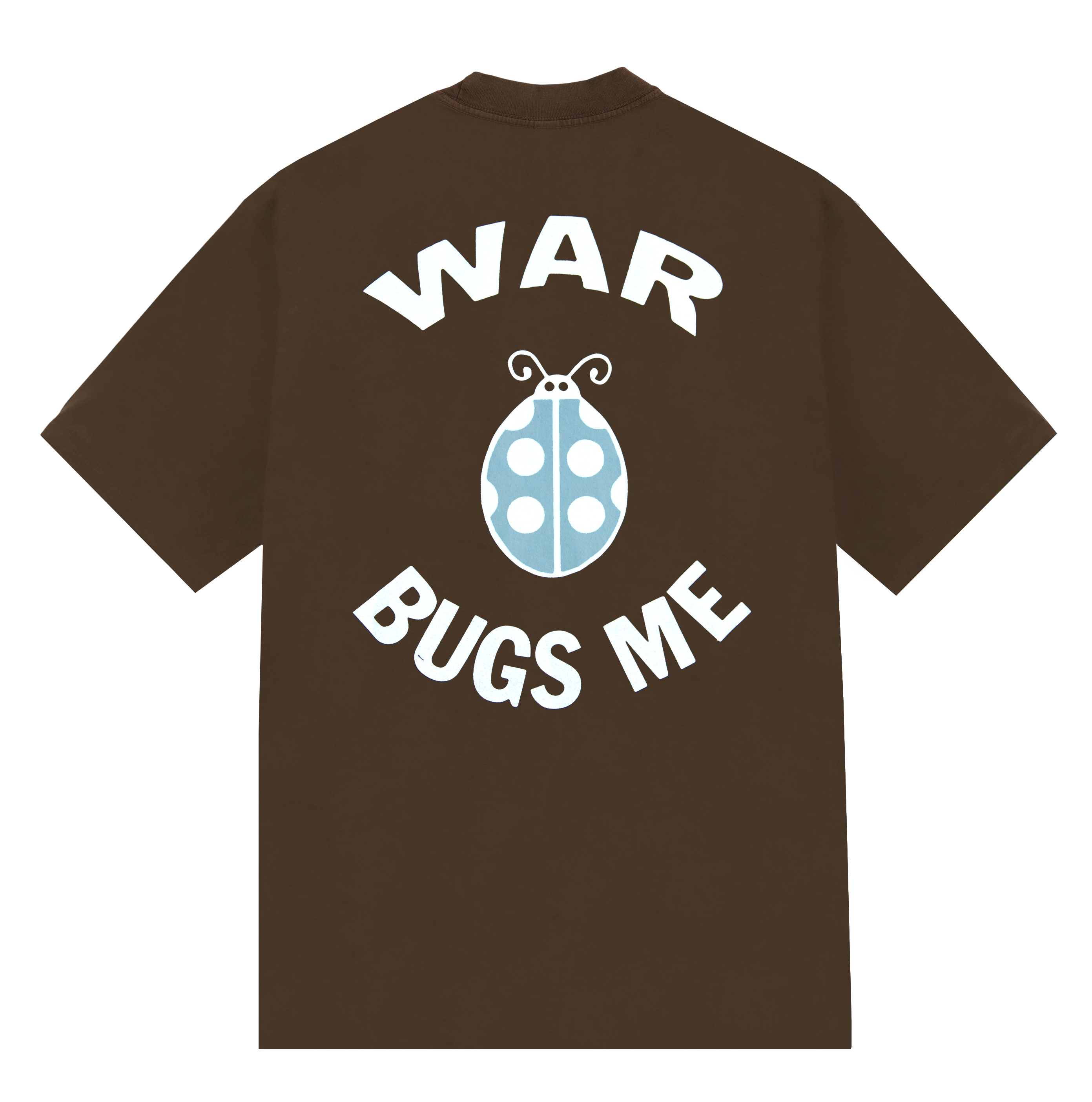 war bugs me - War Bugs Me - Logo Tee - Brown